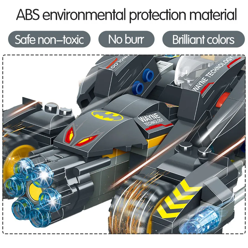 Pаспродажа 606 шт. фильм о супергероях Бэтмен колесница модель строительные блоки Совместимость legoing Marvel супер герой Вселенная Фигурки игрушки для дете...