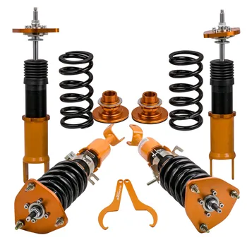 

Adjustable Damper Coilover Shock Kit for Nissan 350 Z Roadster 3.5 2002-2018 for 2003-2007 G35 Coupe 2003-2009 350Z Adj. Height