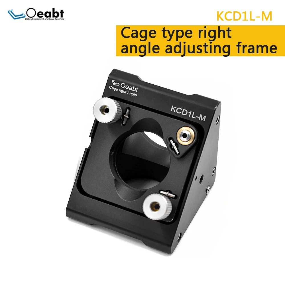 

Kcd1l-m right angle optical adjustment cage system right angle adapter 90 degree mirror mount optical