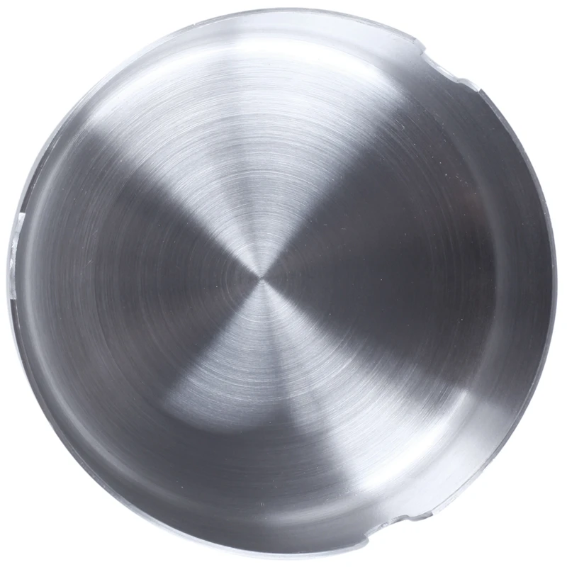 Stainless Steel Round Cigarette Ashtray 8cm Dia Silver Tone