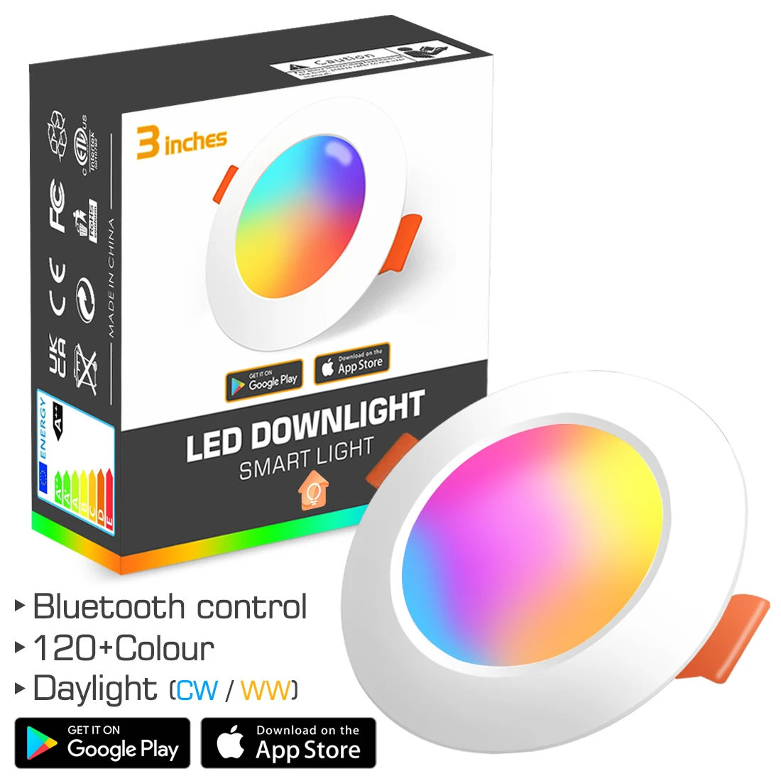 Bluetooth-совместимый цветной точечный светодиодный потолочный светильник