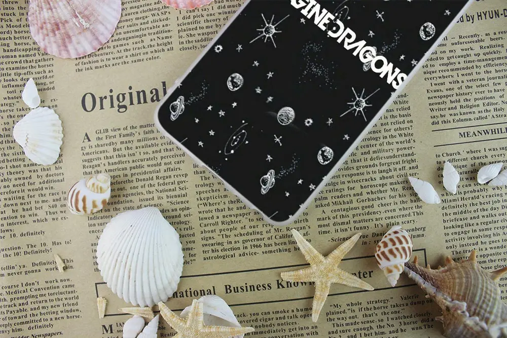 imagine dragons night music Soft Case Cover For Xiaomi Redmi Note 10 9 8 7 6 5 Pro 10s 9s 9T 8T Bag