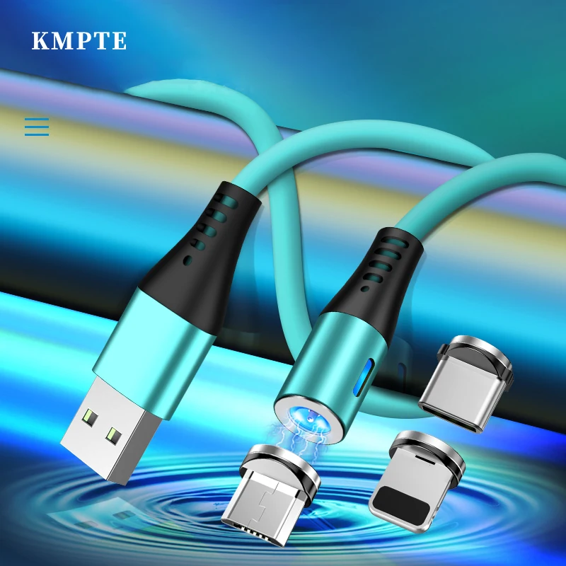 

Magnetic Micro USB Cable For iPhone Samsung Xiaomi Android Mobile Phone Fast Charging USB Type C Cable Magnet Charger Wire Cord