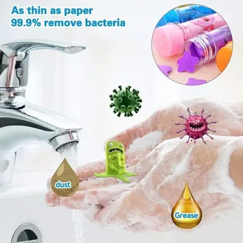 

1/2/5pcs Portable Hand Washing Soap Flower Travel Test Tube Set Soap Paper Flower Children Outdoor Travel Mini Hand Soap Tablets