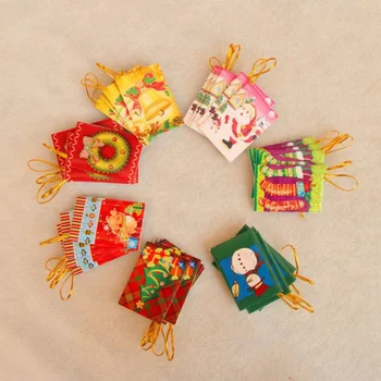 

2017 New Christmas Tree Hanging Card Mini Christmas Cards Christmas Decoration Creative Gifts Christmas Card