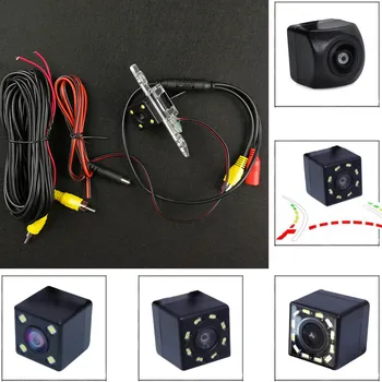 

For Skoda Octavia 2008-2013 8 12 Fisheye Dynamic Trajectory Car CCD 4 LED Night Vision Parking Waterproof Rear View Camera
