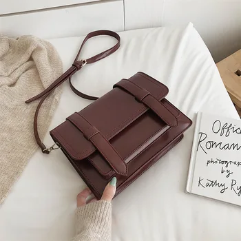 

New Fashion Retro Small Square Bag Wild Lady Shoulder Bag Messenger Bag Women Bag ladies hand bags women handbags