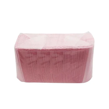 

125Pcs Foldable Nail Polish Disposable Hand Pad Holder Cotton Lint Paper Pad Nail Art Clean Hand Pad Napkin Manicure Tool