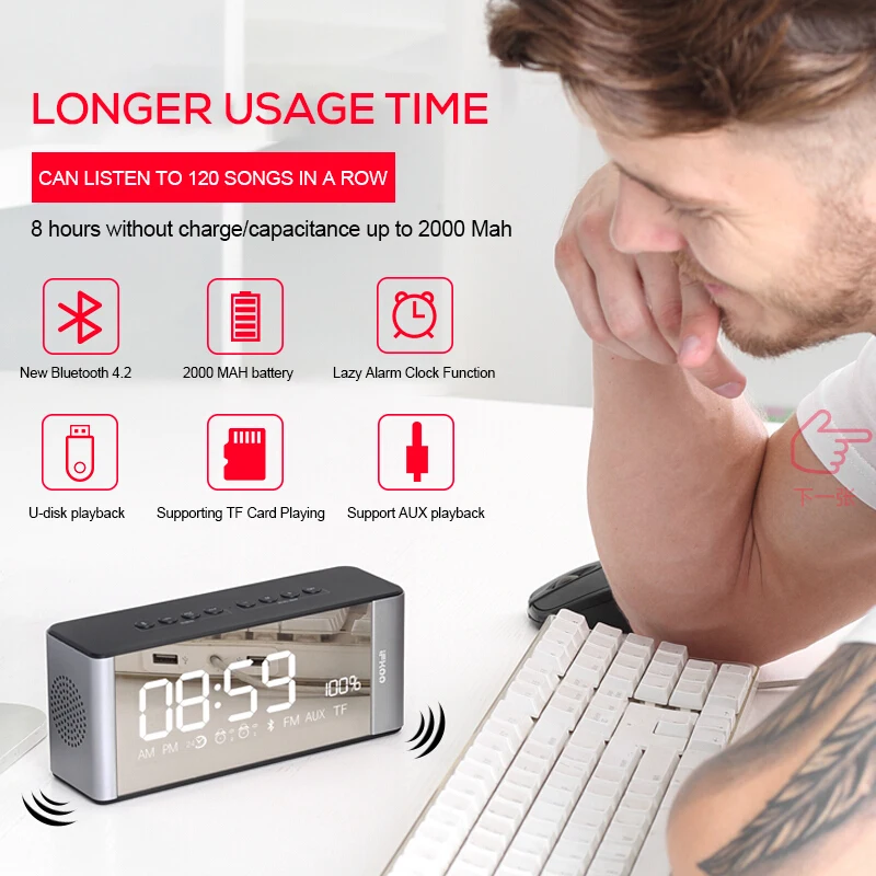 IF-D3 Мини Bluetooth динамик сабвуфер беспроводной маленький динамик Портативный Открытый автомобильный Радио Поддержка FM TF AUX USB друзья подарок