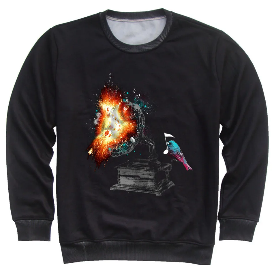 От 4 до 13 лет толстовки черного цвета с 3D принтом для мальчиков и девочек детские толстовки с капюшоном с изображением космоса, Вселенной, галактики, акулы, волка, панды детский пуловер - Цвет: picture show B-237