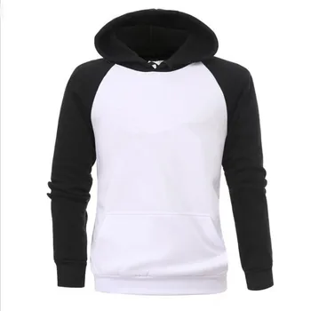 

Mens New Jacket Hoodies Loose Casual Sports Color Matching Raglan Sleeve Hooded Pullover Sweatshirt Man Large Size S-2Xl