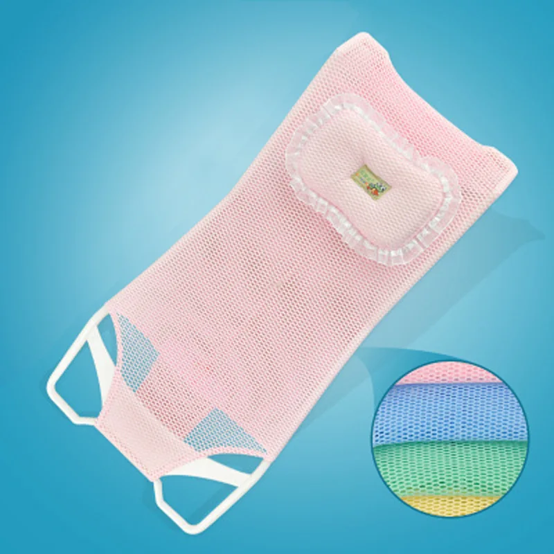 Детское сиденье для купания новорожденный душ ванна стойка с решеткой поддержка подвесное сиденье против скольжения для ванной подарок для ребенка BCS0030 - Цвет: Розовый