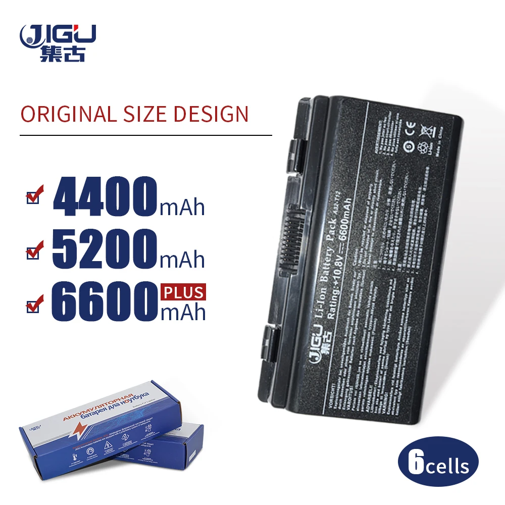 Jigu батарея для ноутбука для Asus 90-NQK1B1000Y A32-T12 A32-X51 T12 T12C T12Er T12Fg T12Jg T12Mg T12Ug X51H X51L X51R X51RL X58 X58C