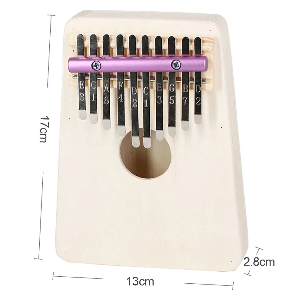 10 ключей Kalimba DIY Kit липа большого пальца пианино Mbira для картина ручной работы родителей и детей рекламные игрушки новое поступление