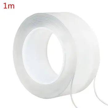 

Seamless transparent acrylic double-sided tape, washable removable reusable tape D08B