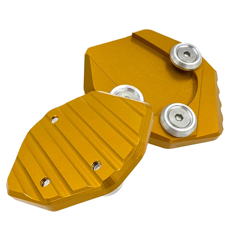 For SUZUKI GSX-R150 GSX-S150 2017 2018 moto CNC Kickstand Foot Side Stand Extension Pads Support Plate 2017- GSX R 150 GSX S 1504