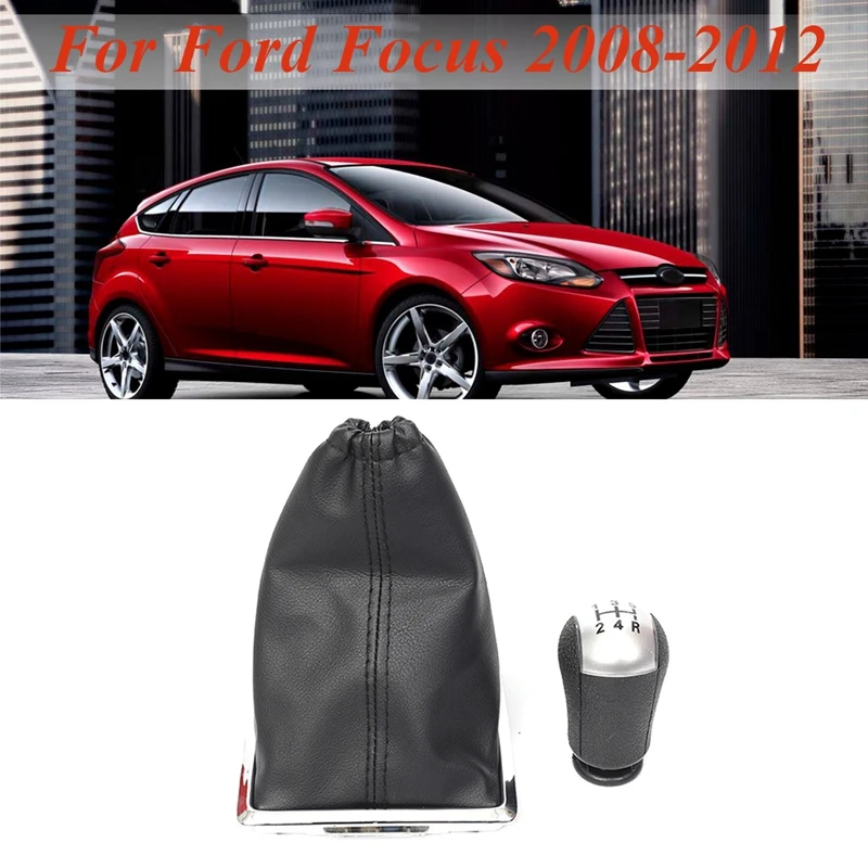5 скоростей Ручка переключения передач рычаг Gaitor Gaiter Boot Cover для Ford Focus 2005-2008