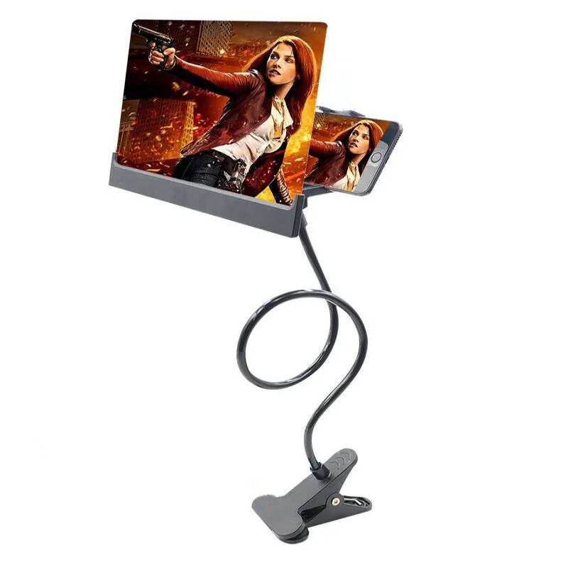 

3D Magnifier HD-Eye Protection Anti-reflective 12 Inch 3D Mobile Phone Screen Magnifier Rotating Folding Mobile Phone Stand