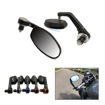 

Universal Motorcycle 7/8" 22mm Rear View Handle End Side Rearview Mirrors For Suzuki DL1000 GSF 1200 1250 650 BANDIT GSX1250