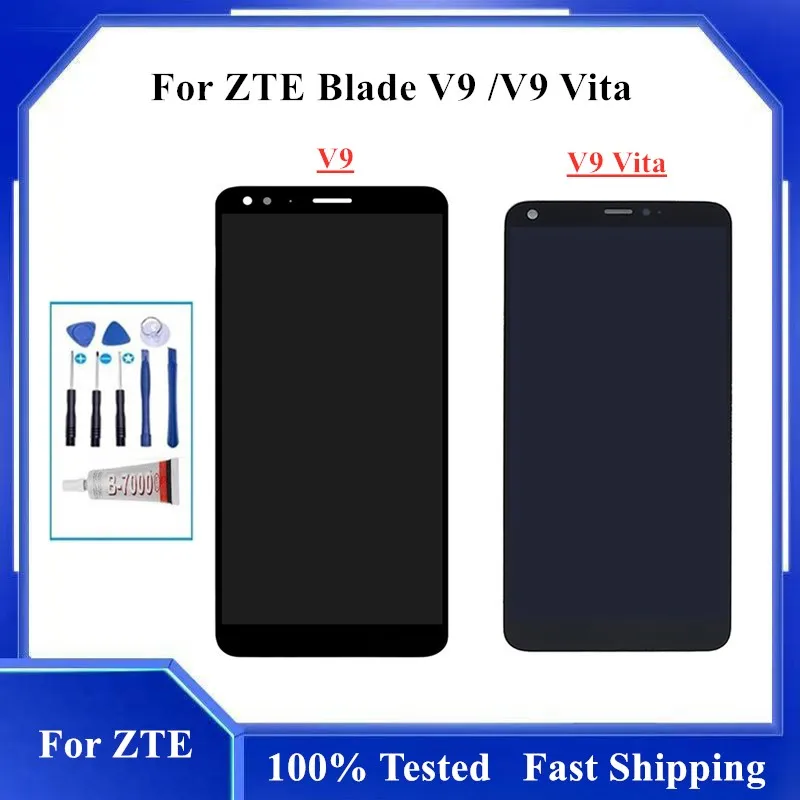 

ЖК-дисплей для ZTE Blade V9 V9 Vita, сенсорный экран с дигитайзером для ZTE Blade V9 Vita, ЖК-дисплей для ZTE Blade V9 V0900