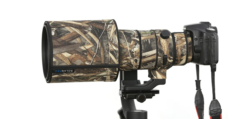 SUPBIG ナイロン防水レンズ カモフラージュ レインカバー OLYMPUS DIGITAL 300mm F4 IS PROレンズ保護ケー