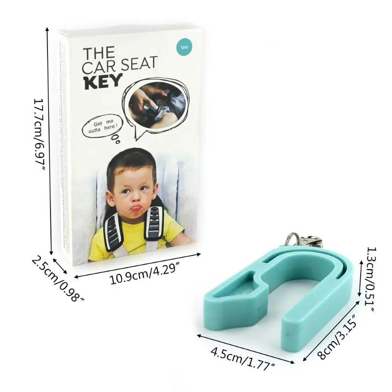 Детский ремень безопасности отстегивающийся брелок инструмент разблокировка автомобиля место для ключа для детей D0AF