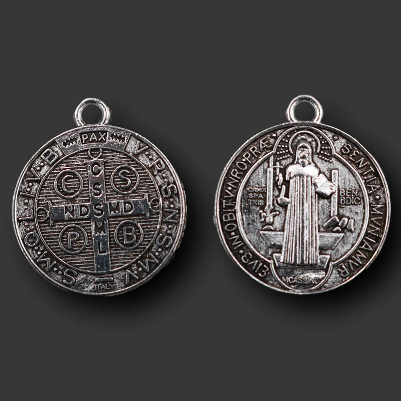 8 шт. Посеребренная Подвеска изгнанного иероглифа христианства католической