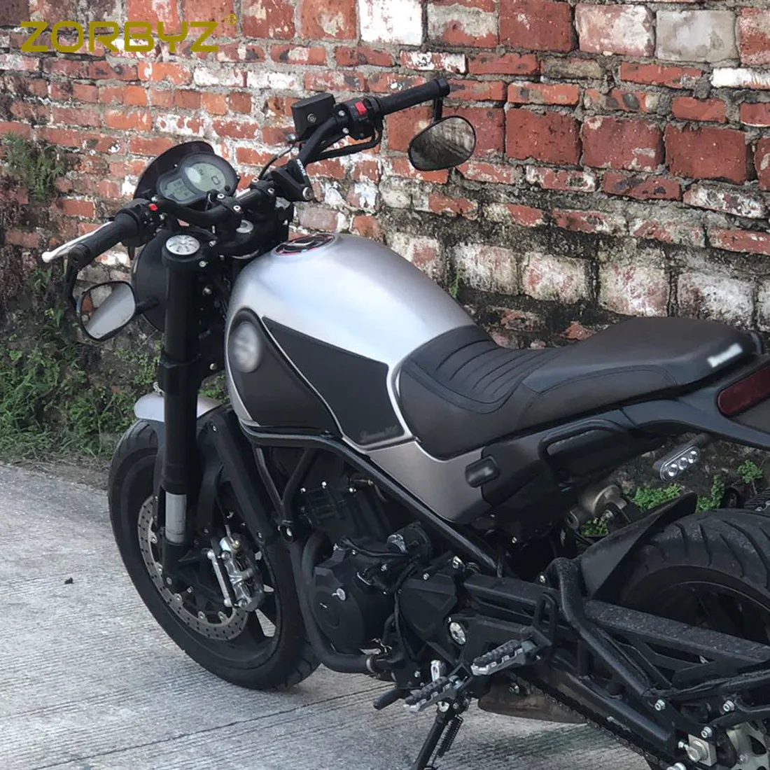 Черные овальные боковые зеркала ZORBYZ для руля Benelli Leoncino 500 502c 752s BN600 BN300|Боковые и