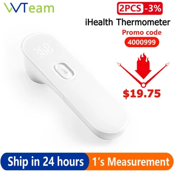

iHealth Thermometer Accurate Digital Fever Infrared Clinical Thermometer LED Display No Touch Measurement
