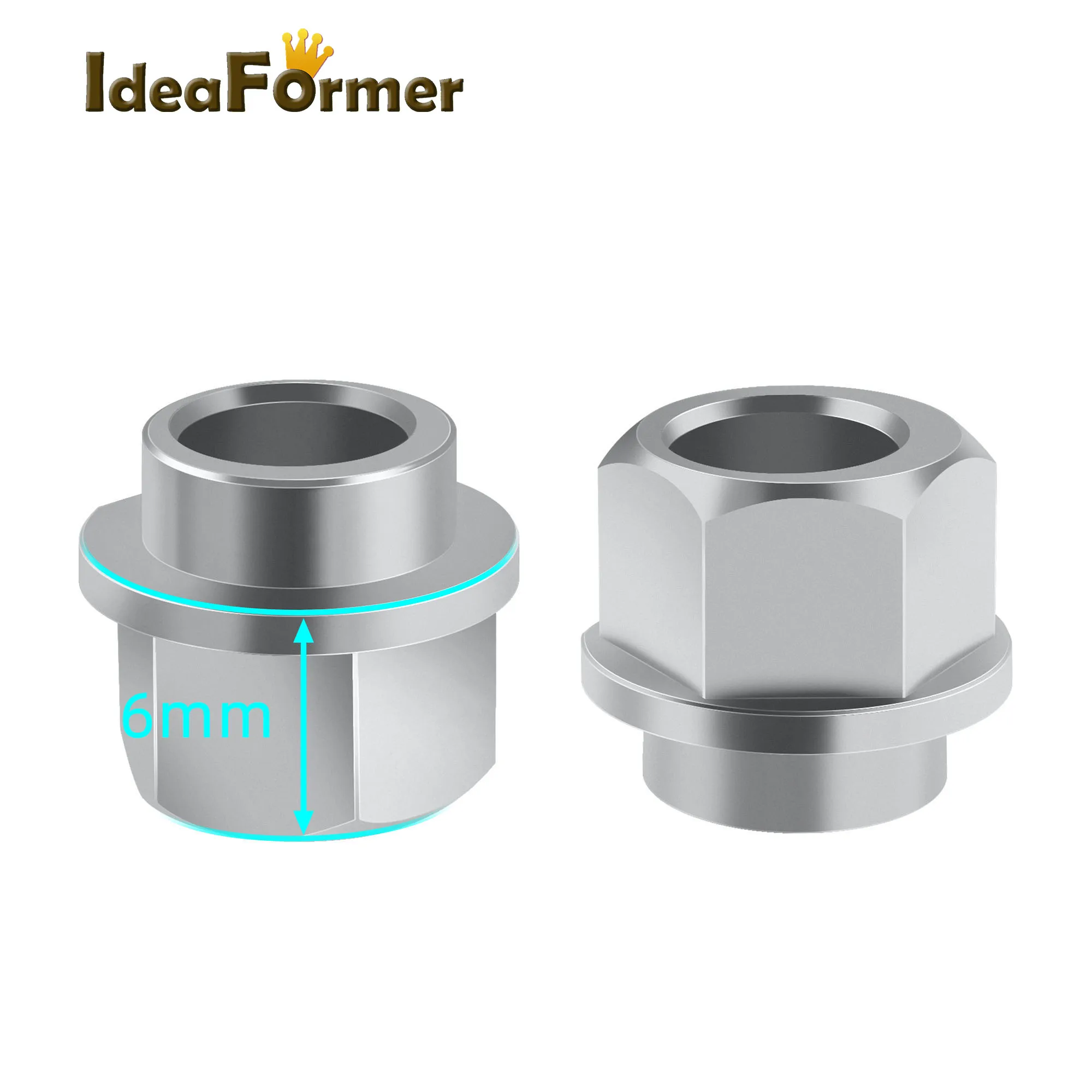 10PCS 3D Printer Parts Openbuilds V groove Eccentric Column / isolation hexagonal bore 5mm Hight 6mm Stainless Steel. | Компьютеры и