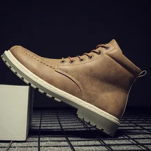 Hemmyi/Новинка года; мужские зимние ботинки для пешего туризма; Повседневная Уличная обувь; стандартный размер: 39-44; мужские Прогулочные кроссовки; Ботинки martin