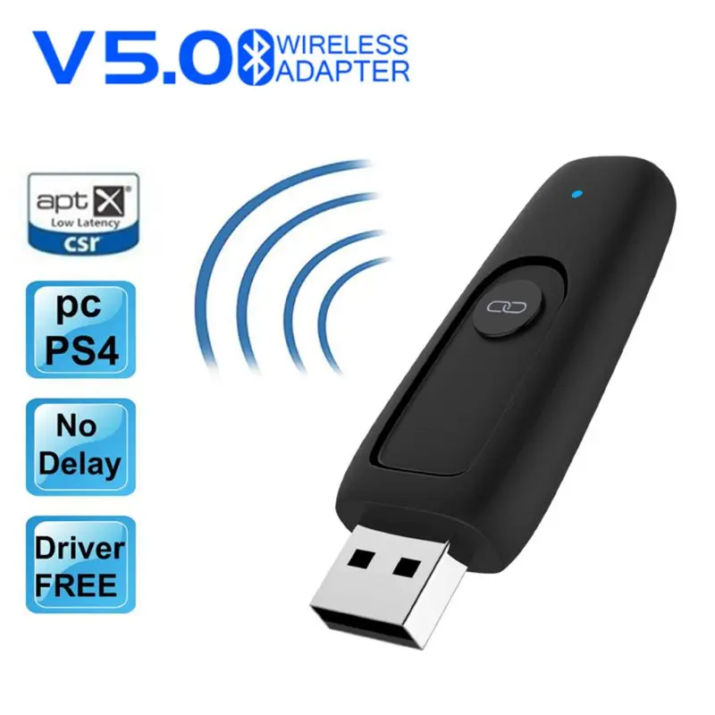 Bluetooth 5 0 Transmitter USB Adapter 3 5mm AUX Jack Wireless Dongle Launcher 1