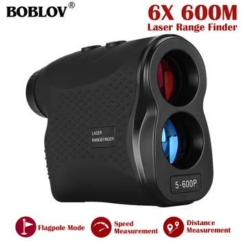 

Boblov LR0600P Golf Laser Rangefinder Telescope Laser Rangefinder 600m Laser Distance Meter 6X Golf hunting Survey Range finder