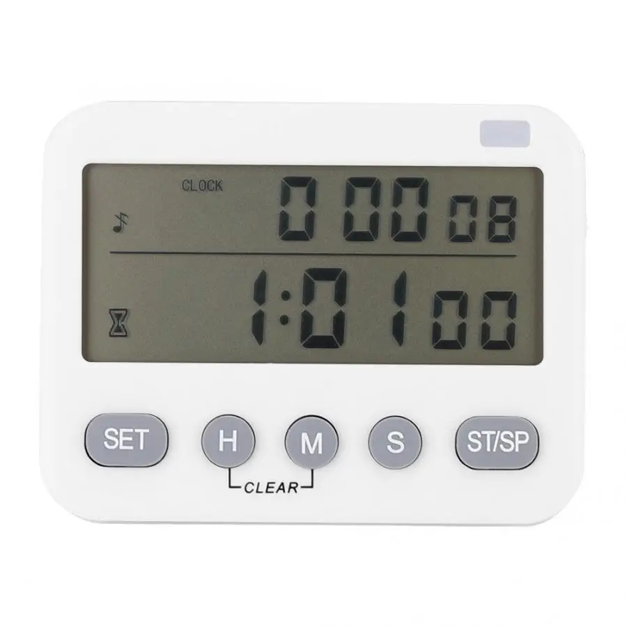

Household Kitchen Cooking Timer Mute Vibration Alarm Clock Reminder Timepiece Practical Kitchen Cooking Reminder