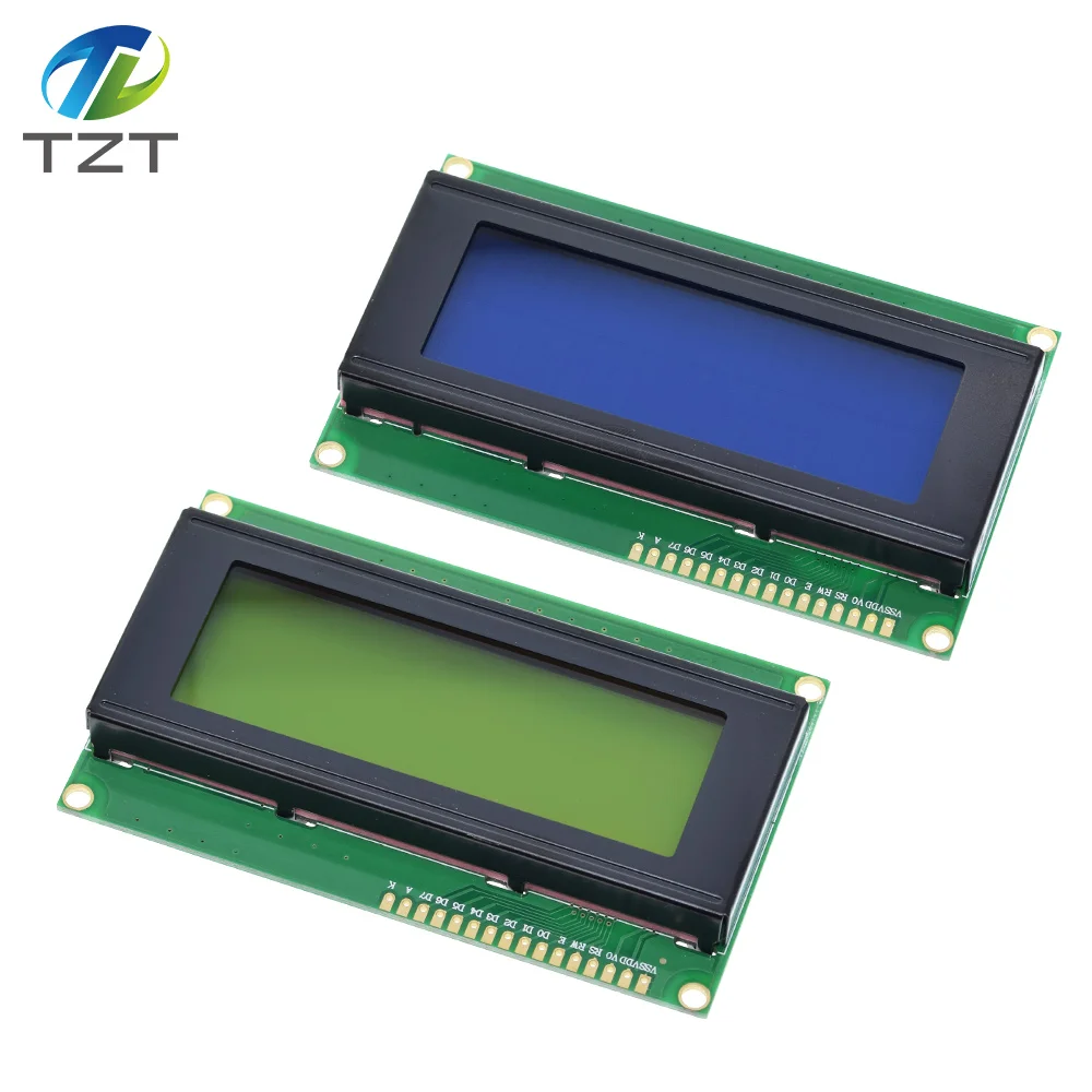 Плата lcd 2004 20*4 lcd 20X4 5V синий экран lcd 2004 Дисплей lcd модуль lcd 2004 Зеленый для arduino