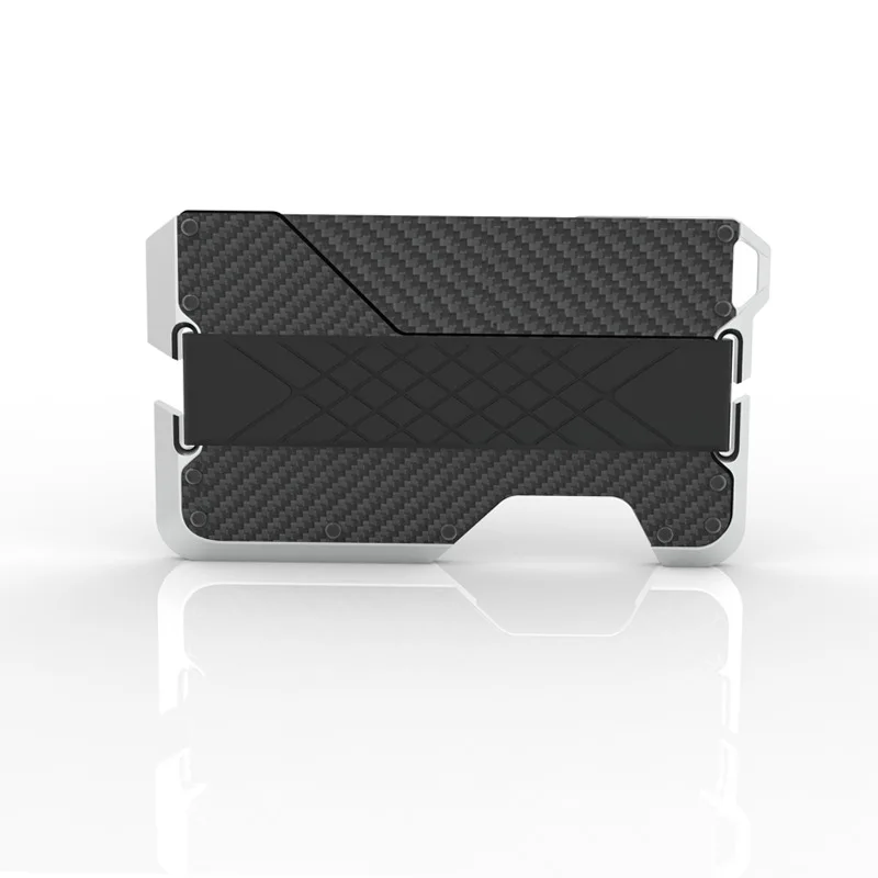 EDC Многофункциональный банк держатель для Карт RFID тактика натуральная кожа держатель для карт металлический антимагнитный алюминиевый сплав кошелек