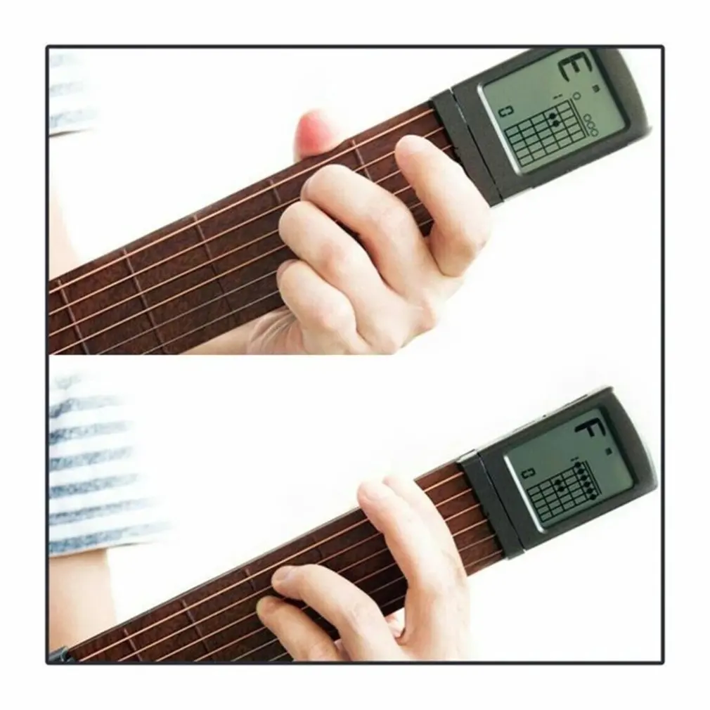 Pocket Guitar Chord Trainer Six Grade With Screen Display Beat Climbing