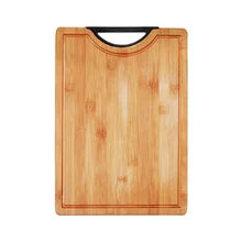 Бамбуковый Антибактериальный кулинарный режущий блок практичный домашний инструмент для приготовления пищи для мяса овощей портативная кухонная Толстая разделочная доска