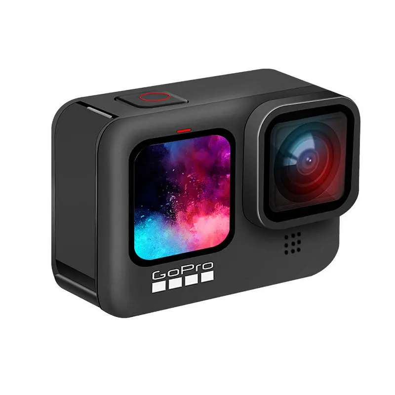 GoPro HERO 9 Black Underwater Action Camera 4K 5K with Color Front Screen, Sports Cam  20MP Photos, Live Streaming Go Pro HERO 9