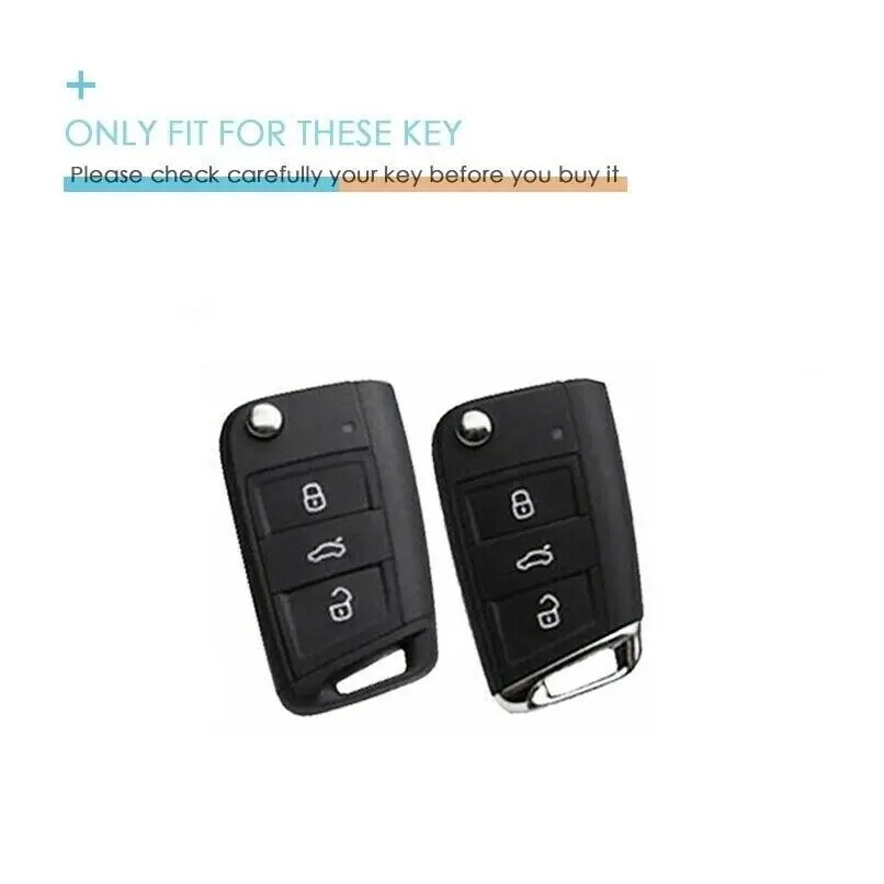 New TPU Car Key Case Cover For VW Volkswagen Golf 7 GTI R MK7 Tiguan MK2 Skoda Octavia A7 SEAT Ateca Leon FR 2 Ibiza