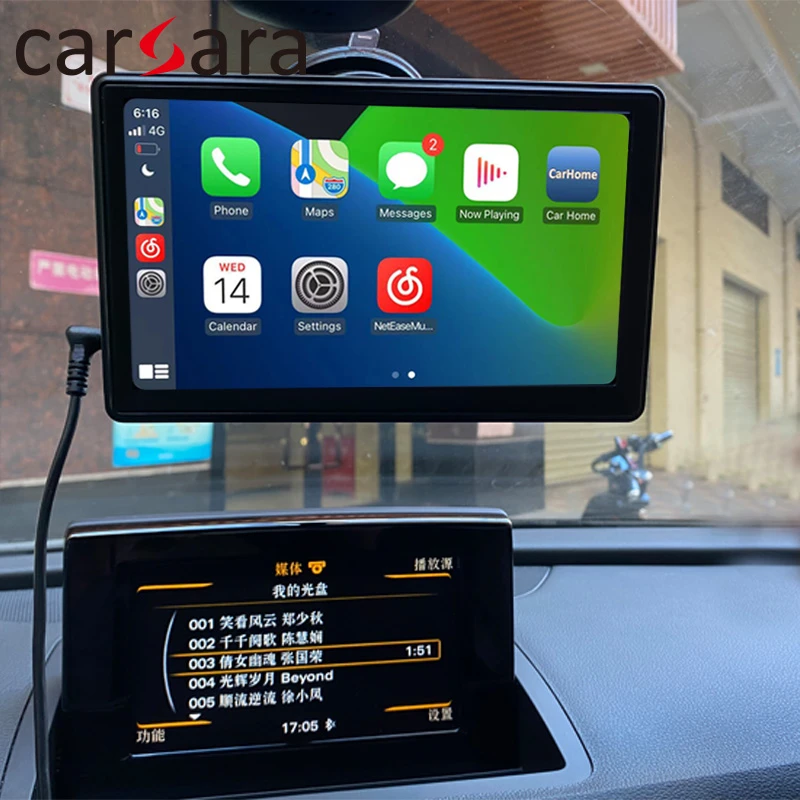 Apple Carplay Mirrorlink Display Wireless Android Auto Screen Airplay Phone  Link Lcd Monitor For Car Bus Suv Taxi Truck Lorry - Car Monitors -  AliExpress