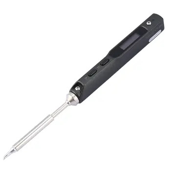 

Quality Stylish 1 Set Mini Portable 65W Programmable TS100 Electric Soldering Iron Digital LCD Easy-dismount design space saving