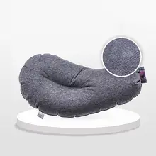 HobbyLane Кемпинг постельные принадлежности подушка в форме баклажана Портативный надувная подушка для путешествий для самолета автобус поезд для офиса на открытом воздухе подушка, подушка