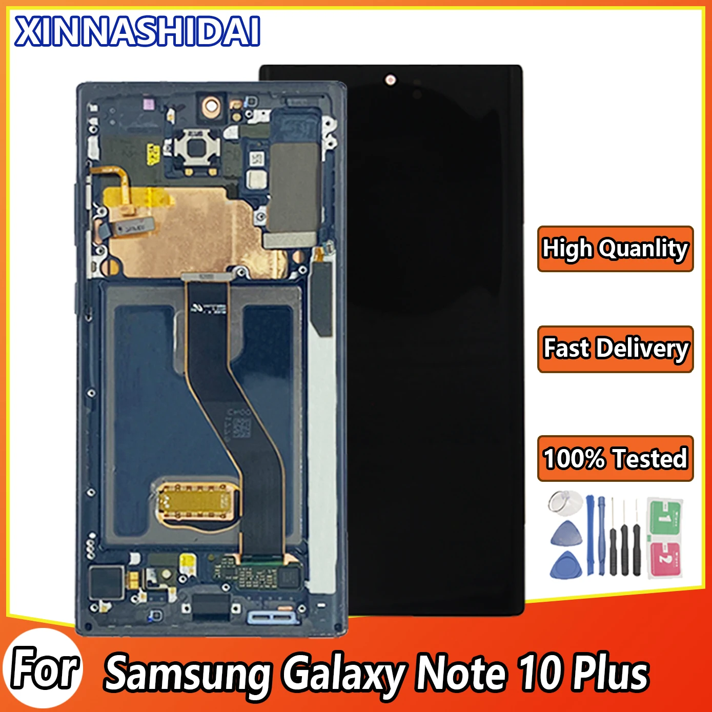 AMOLED Screen For Samsung Galaxy Note 10 Lcd N970F note10 plus N975 N9750 LCD Display Touch | Мобильные телефоны и