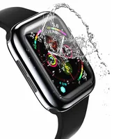 Housse pour bracelet de montre Apple 45mm 41mm 44mm 40mm 42mm 38mm iwatch 6 se 5 4 3 protecteur d'écran en silicone pare-chocs apple watch 7 3