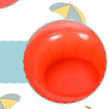 

Creative Kids Water Swimming Toy Lips Cup Holder Inflatable Floating Coasters Children Beach Party Supplies 72XC