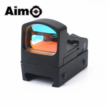 

Rail Riflescoupe Tactical RMS Reflex Mini Red Dot Sight Scope With Vented Mount Spacers For Hunting Gun Accessories AO6006