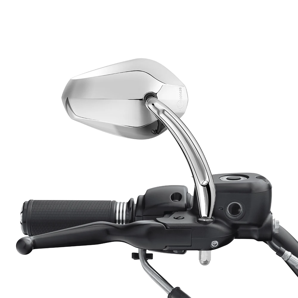 

Side Moto Mirrors For Motorcycle Chrome For Softail Deluxe Springer Fat Street Bob 2018 Sportster 883 1200 Touring Dyna