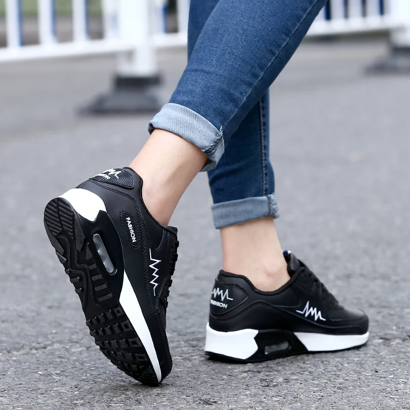 Tenis Feminino Woman Tennis Shoes Fashion Lace-Up White Sport Shoes Female Sneakers Light Breathable Women Flats Outdoor