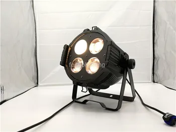 

E-4x With Case Best quality stage decoration indoor cob 4*50w led par can light warm or cool white